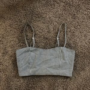 Brandy Melville Gingham Bralette